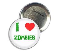 I Love Zombies - 25mm Button Badge
