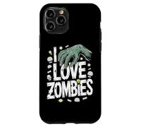 I Love Zombies Creepy Cool Monster Design Case for iPhone 11 Pro