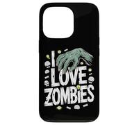 I Love Zombies Creepy Cool Monster Design Case for iPhone 13 Pro