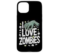 I Love Zombies Creepy Cool Monster Design Case for iPhone 15 Plus