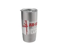 I Lubricate My Ar-15 with Liberal Funny 2nd Amendment Stainless Steel Insulated Tumbler