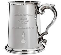 I LUV LTD 1 Pint Tankard for Man City 1967-68 English 1st Division Football Champions Pewter Beer Mug