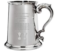 I LUV LTD Celtic Pewter Tankard | 1 Pint Engraved Pewter Metal Beer Mug | Scottish Division One & Glasgow Premiership Titles Wins Memorabilia | Option to Engrave