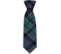 I LUV LTD Gents Neck Tie Leslie Green Ancient Tartan Lightweight Scottish Clan Tie