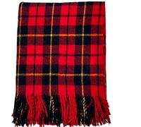 I LUV LTD Highland Scottish Wool Blanket Tartan Throw Wallace Large Sofa Throw 175cm x 157 cm (69" x 62") Plaid Outdoor Blanket Picnic Blankets Throws for Sofas