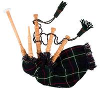 I LUV LTD Kids Bagpipe Miniature Playable Bagpipe with Reed in Mackenzie Tartan