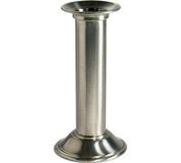 I LUV LTD Large Candle Holder Pillar Antique Finish Pewter 8.5 inch Tall for 2 inch Pillar Candle Home Decor Accessories