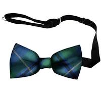 I LUV LTD Mens Bow Tie Soft Wool Woven And Made in Scotland in Douglas Ancient Tartan Adjustable Strap for Easy Fastening