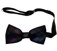 I LUV LTD Mens Bow Tie Soft Wool Woven And Made in Scotland in Murray of Atholl Modern Tartan Adjustable Strap for Easy Fastening