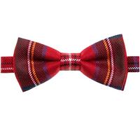 I LUV LTD Mens Bow Tie Stewart Royal Modern Tartan Woven Pre-Tied Adjustable Necktie