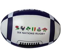 I LUV LTD Mini Soft Foam Rugby Ball with 6 Nations Flags Scottish Design, Squeeze Stress Relief Catch & Throw Ball