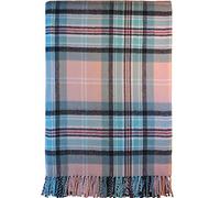 I LUV LTD Modern Lambswool Warm and Soft Throw Blanket Princess Diana Rose Tartan Rug Sofa Blanket Plaid Travel Blanket Outdoor Blanket Wool Throws for Sofas