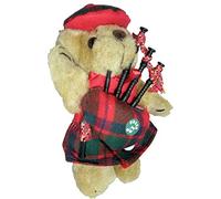 I LUV LTD Musical Figurine Teddy Bear Scottish Gift for MacIntosh Tartan Clan, Made in Scotland