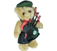 I LUV LTD Musical Figurine Teddy Bear Scottish Gift for Mackay Tartan Clan, Made in Scotland