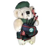I LUV LTD Musical Figurine Teddy Bear Scottish Gift for Murray Tartan Clan, Made in Scotland