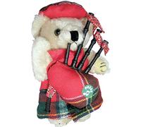 I LUV LTD Musical Teddy Bear Drummond Clan Tartan Scottish Gift, Made in Scotland