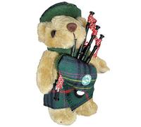 I LUV LTD Musical Teddy Bear Kennedy Clan Tartan Scottish Gift, Made in Scotland