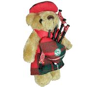 I LUV LTD Musical Teddy Bear MacGregor Clan Tartan Scottish Gift, Made in Scotland