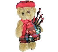 I LUV LTD Musical Teddy Bear Stewart Clan Tartan Scottish Gift, Made in Scotland
