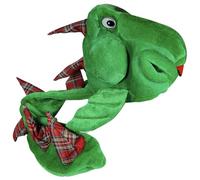 I LUV LTD Nessie Scottish Hat Loch Ness Monster, Head and Tail, Red Tartan Spikes, Party & Fun Novelty Hats