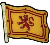 I LUV LTD Scotland Fridge Magnet with Royal Lion Rampant Flag, Scottish Souvenirs