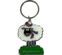 I LUV LTD Scotland Keyring Collections - Nessie, Highland Cow, Thistle, Lion Rampant, Piper, Brass Metal Keychains