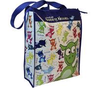 I LUV LTD Scotland's Naughty Nessie Water Resistant Plastic Shopping Bag, Loch Ness Monster Mascot, Scottish Gifts
