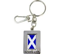 I LUV LTD Scottish Saltire Trolley Token Keyring - Scotland Flag Design Coin for Supermarket Trolleys