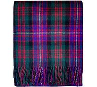 I LUV LTD Scottish Tartan Warm Wool Mix Throw Blanket Cameron Of Erracht Knee Plaid Throws for Sofas Travel Wool Rug Throws and Blankets 182 cm x 152 cm