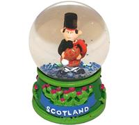 I LUV LTD Scottish Waterball Snow Globe with Standing Piper Design, Resin Figurine and Moulded Base