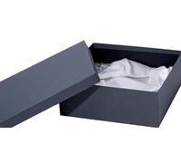 I LUV LTD Silk Lined Presentation Box Perfect for Double Wine Goblet Display (Box Only)