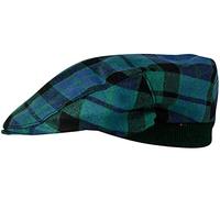 I LUV LTD Tartan Design Flat Cap MacKay Ancient Tartan Mens and Womens One Size Elasticated Band Comfort Fit Scottish Made