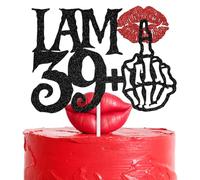 I‘m 40 Cake Topper, Awesome Since 1986, Cheers to 40 Years, Dirty 40th Birthday Party Decorations Supplies for Men Women