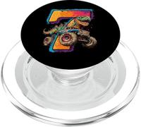 I’m 7, Hear Me Roar - Dino Monster Truck Birthday PopSockets PopGrip for MagSafe