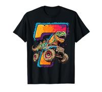 I’m 7, Hear Me Roar - Dino Monster Truck Birthday T-Shirt