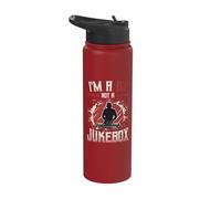 I´m A DJ Not A Jukebox Disc Jockey Stainless Steel Insulated Water Bottle