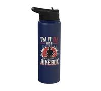 I´m A DJ Not A Jukebox Disc Jockey Stainless Steel Insulated Water Bottle