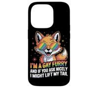 I`M A Gay Furry And If You Ask Nicely I Might Lift My Tail Case for iPhone 14 Pro