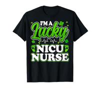 I’m a Lucky NICU Nurse Nursing St. Patrick’s Day Shamrock T-Shirt