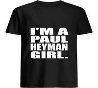 I M A Paul Heyman Girl 21 T Shirt for Men Unisex Black M