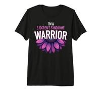 I’m a Sjögren’s Syndrome Warrior Purple Awareness Flower Premium T-Shirt