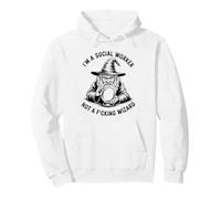 I’m A Social Worker Not A Wizard Funny Sarcastic Pullover Hoodie