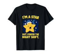 I’m a Star But I Prefer The Night Shift Science Nerd Design T-Shirt