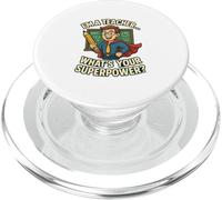 I’m a Teacher What’s Your Superpower PopSockets PopGrip for MagSafe