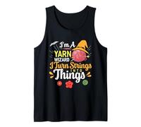 I’m A Yarn Wizard I Turn Strings Into Things,Funny Crochet Tank Top