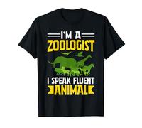 I’m a Zoologist I Speak Fluent Animal Zoology Animal Lover T-Shirt
