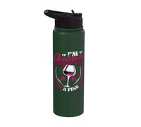 I´m Aging Like A Fine Wine - Wine Lover Birthday Stainless Steel Insulated Water Bottle