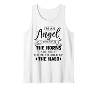 I’m An Angel I Swear The Horns Are Only There To Hold Up Tank Top