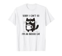I’m an Indoor Cat Soory I Can’t Go Introverts Cat Lovers T-Shirt