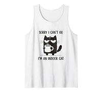 I’m an Indoor Cat Soory I Can’t Go Introverts Cat Lovers Tank Top